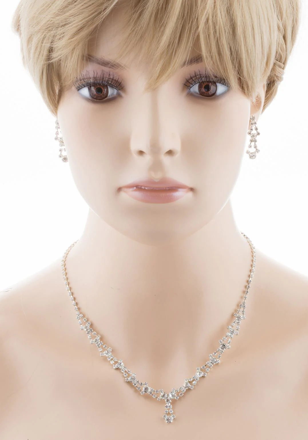 Bridal Wedding Set Crystal Rhinestone
